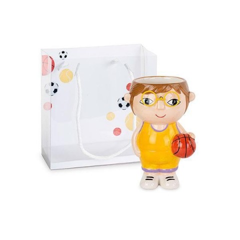 GIOCATORE BASKET CACHEPOT CON SHOPPER